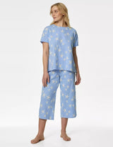 Pijama de largo pescador con manga corta