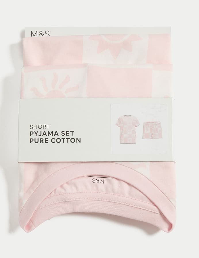 Pijama corto diseño palmeras