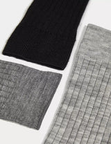 Pack de 3 pares de calcetines de lana