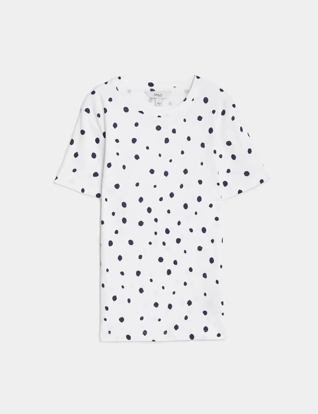 Camiseta estampada de manga corta