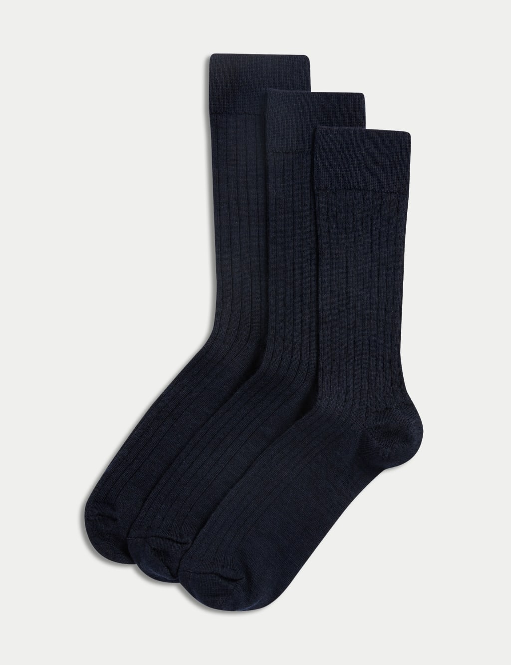 Pack de 3 pares de calcetines de algodón egipcios Autograph