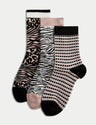 Pack 3 calcetines de diseño animal
