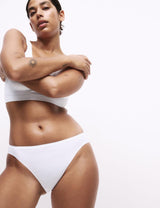 Pack x5 bragas altas algodón modal