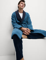 Bata de rizo de algodón