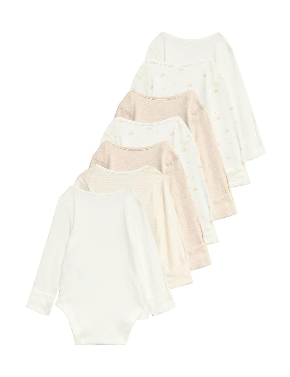 Pack de 7 bodies de algodón orgánico diseño Tortuga