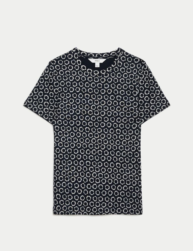 Camiseta estampada de manga corta