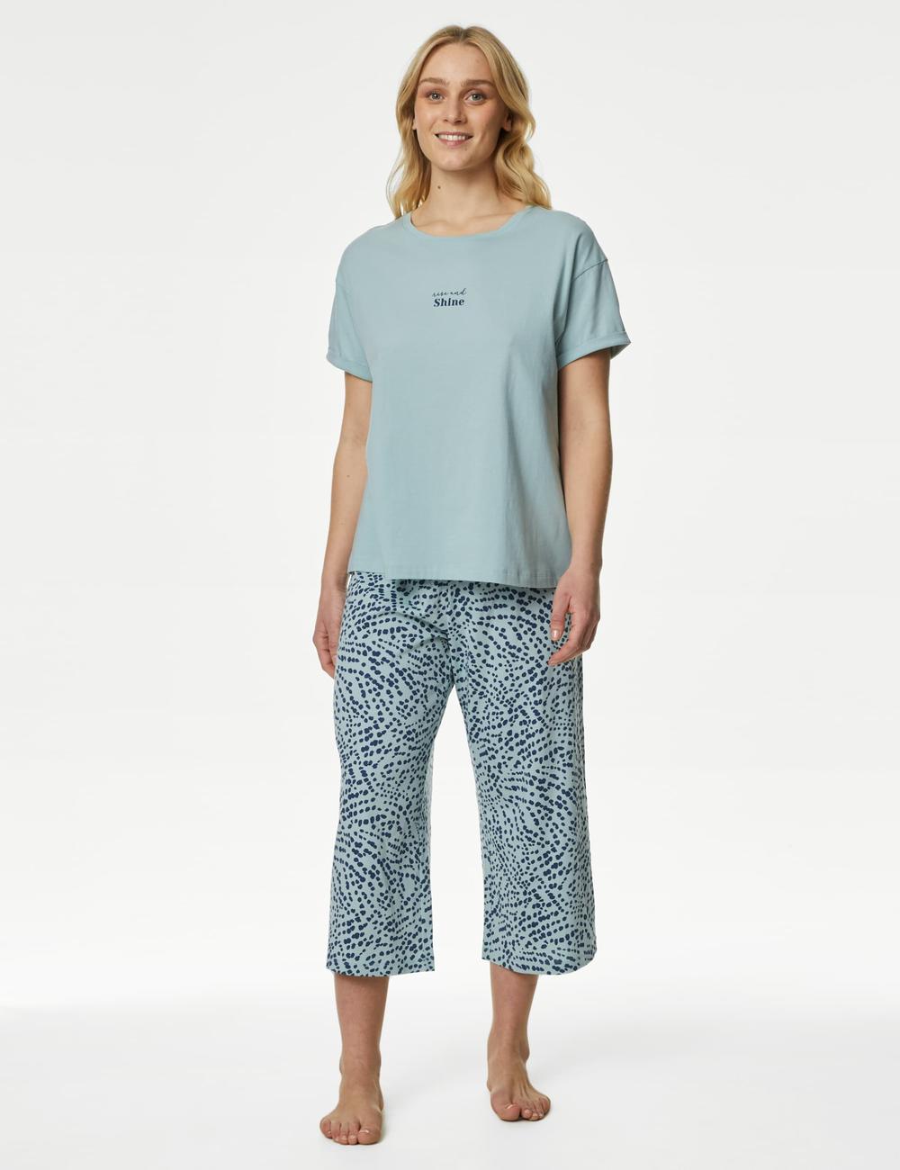 Pijama de largo pescador con manga corta