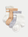 Pack de 4 pares de calcetines tobilleros para bebé