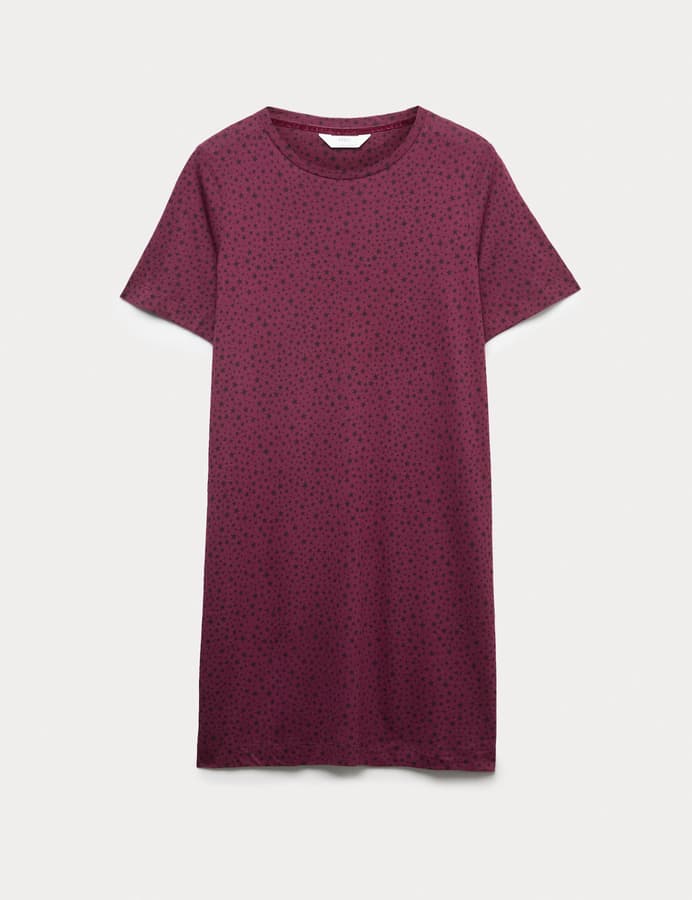 Camisola de manga corta estampada