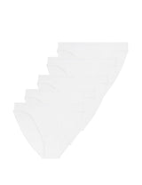 Pack x5 bragas altas algodón modal