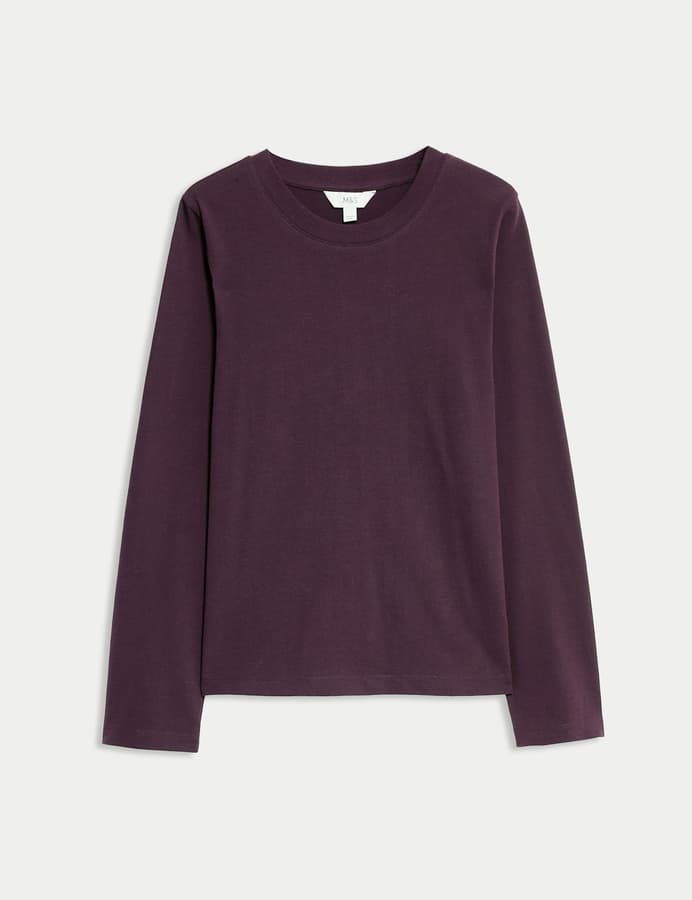 Camiseta básica de manga larga everyday