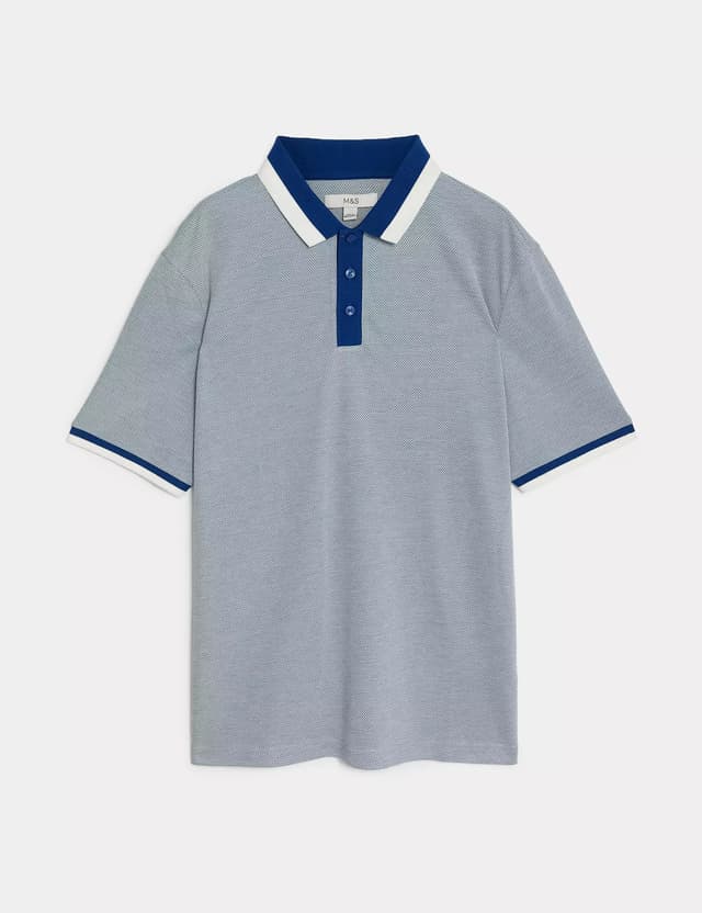 Polo soft manga corta