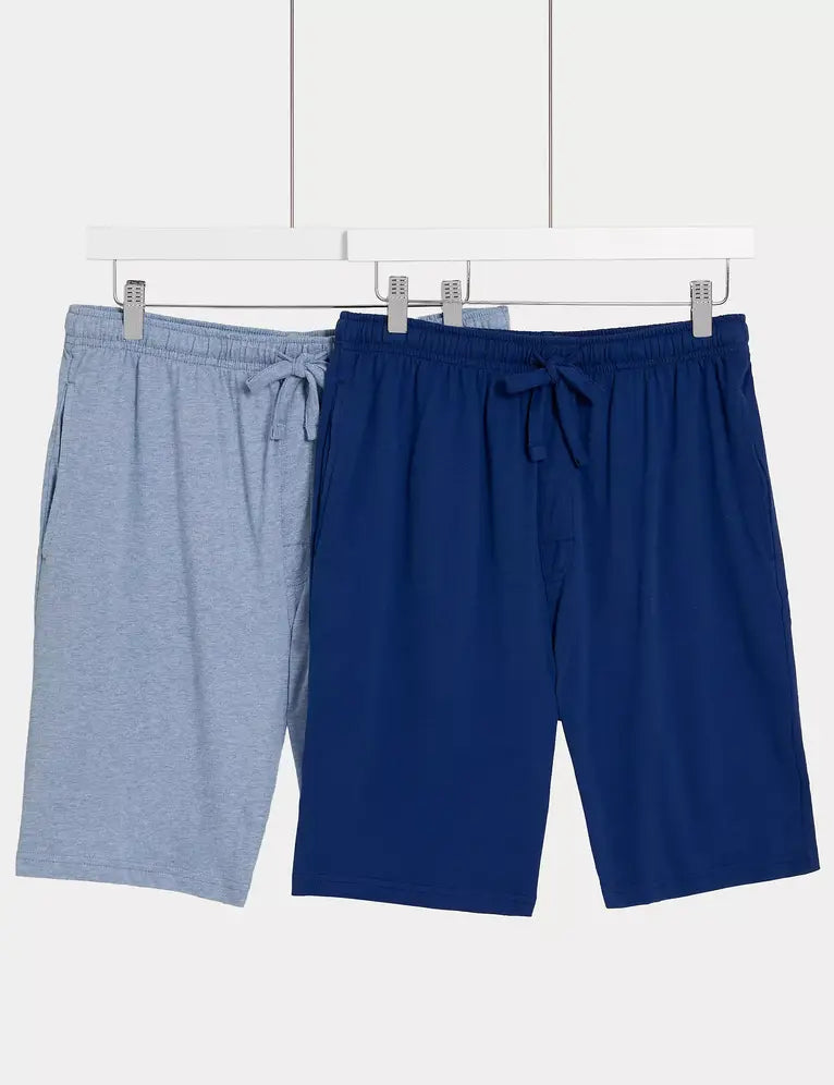 Pack de 2 pantalones cortos de punto