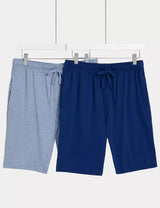 Pack de 2 pantalones cortos de punto