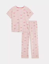 FP Pijama manga corta diseño libélulas
