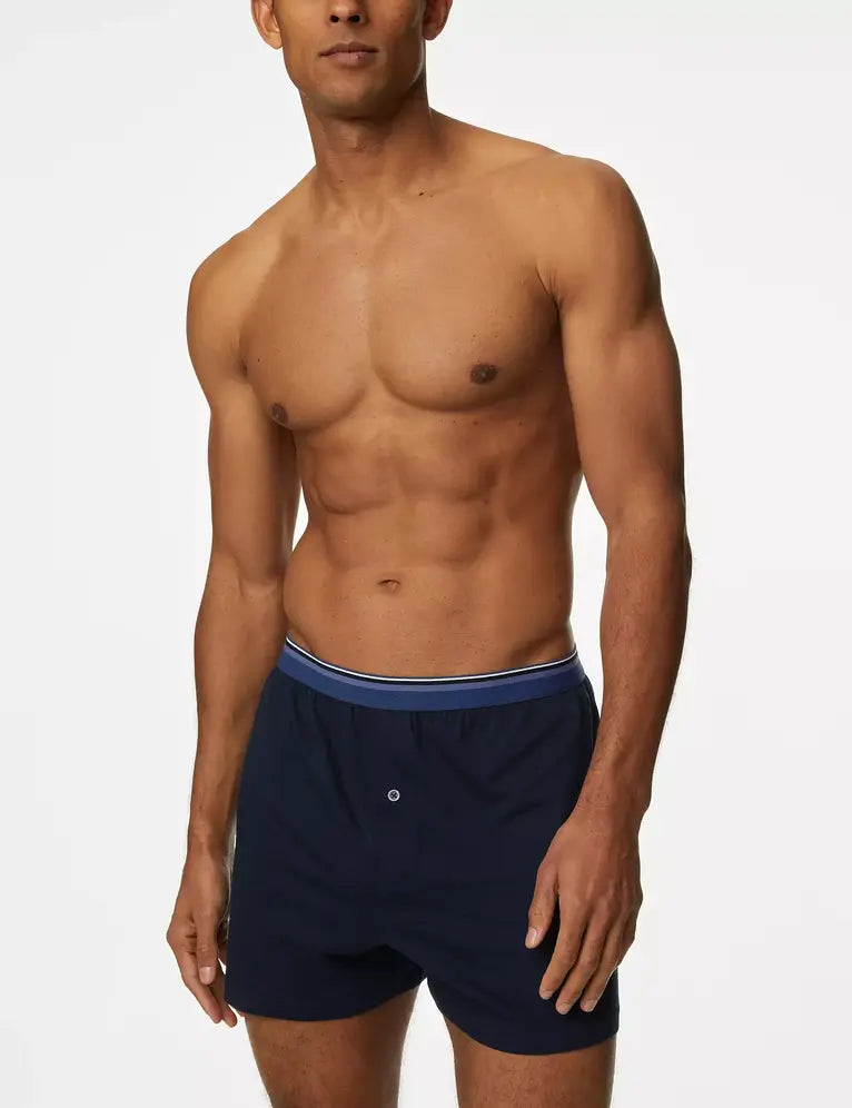 Pack de 5 boxers de punto con cinturilla sport