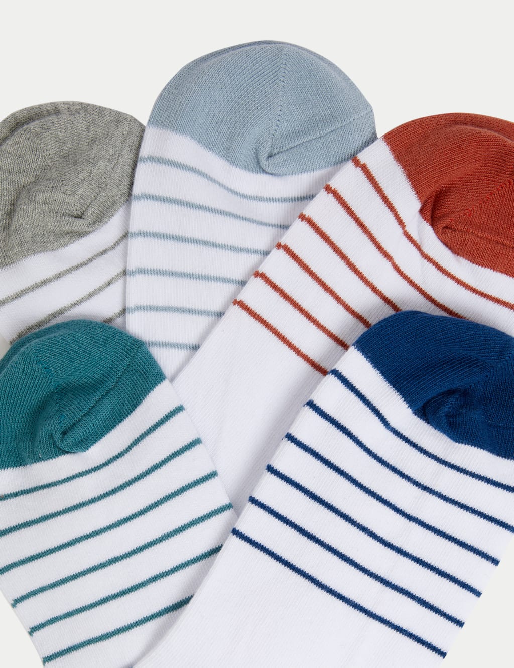 Pack de 5 pares de calcetines Trainers a rayas