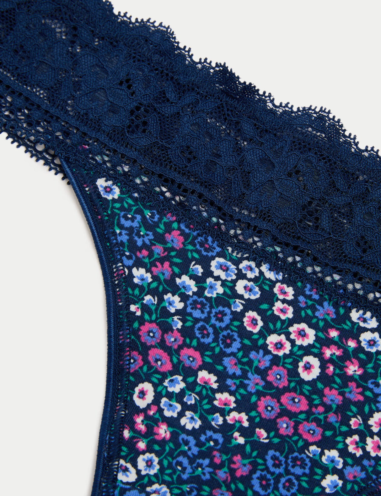 Pack 5 Tangas algodón y encaje