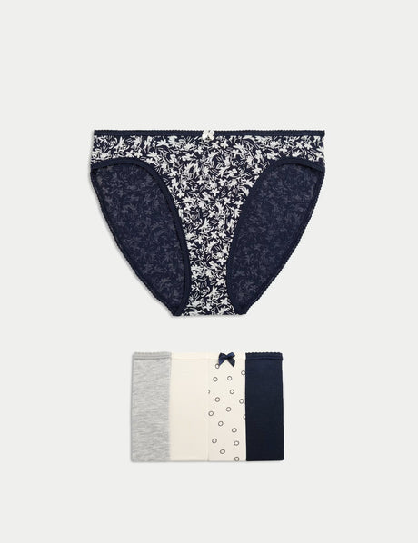 Pack 5 Bragas altas diseño