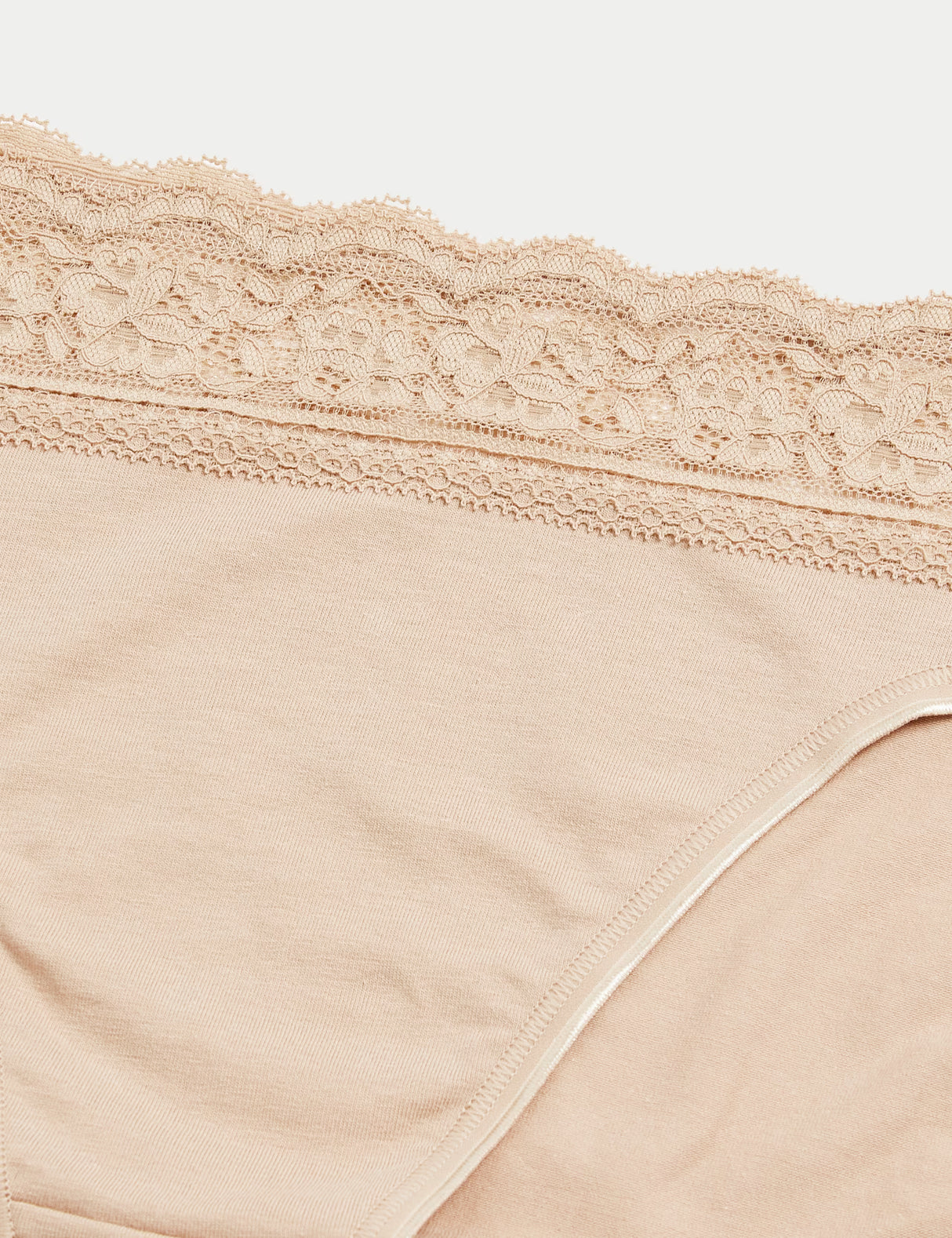 Pack x5 bragas altas detalle encaje
