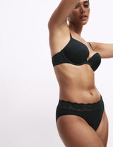 Pack x5 bragas altas detalle encaje