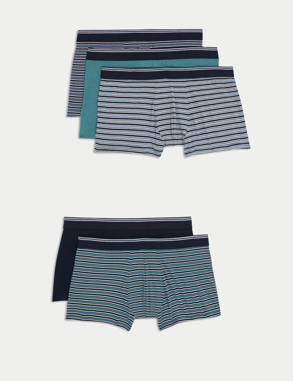 Pack de 5 hipsters a rayas