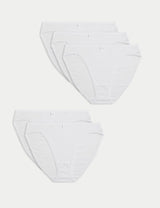 Pack x5 bragas altas lisas