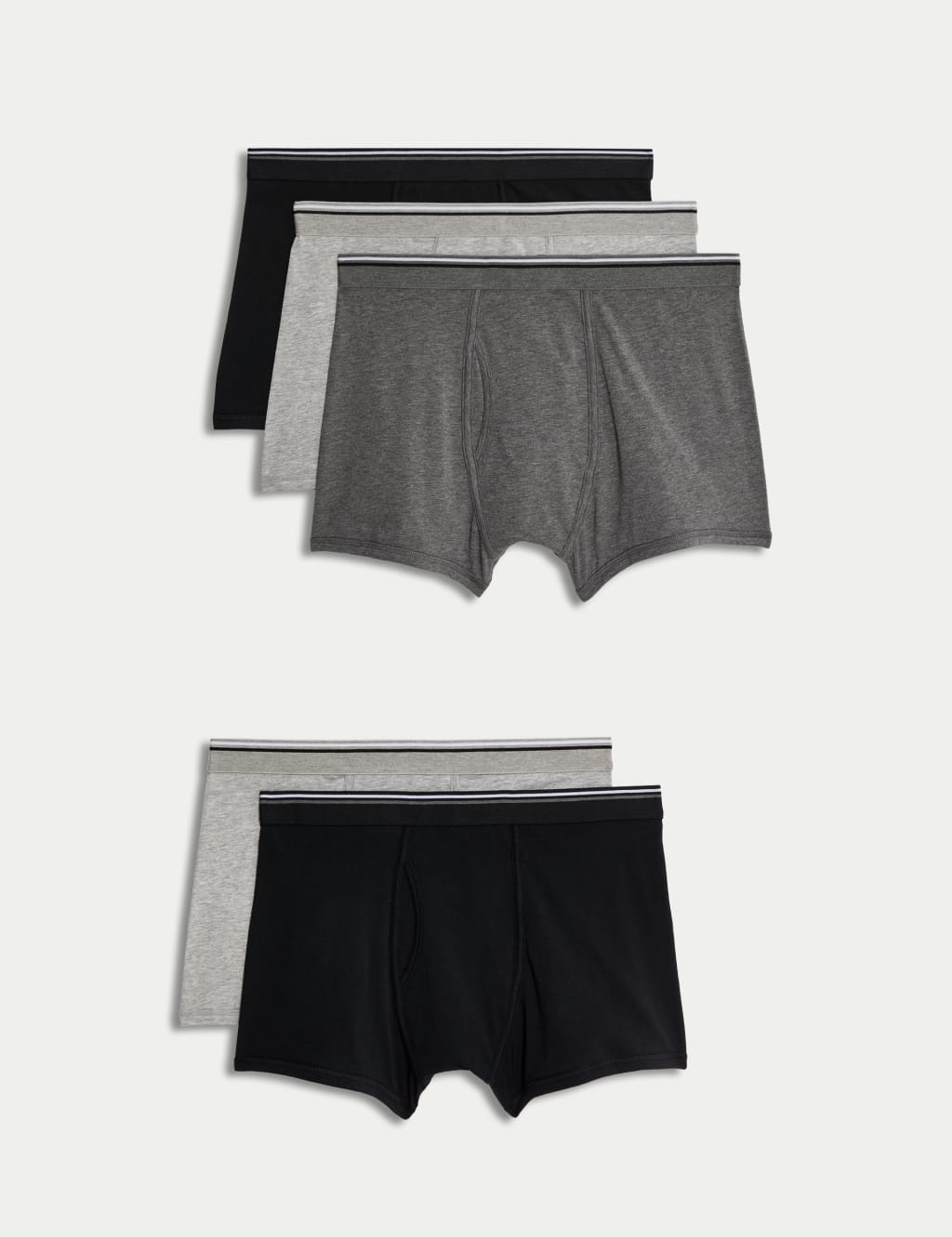 Pack de 5 trunks lisos