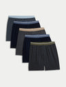 Pack de 5 boxers de punto con diseño
