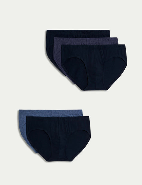 Pack de 5 slips lisos