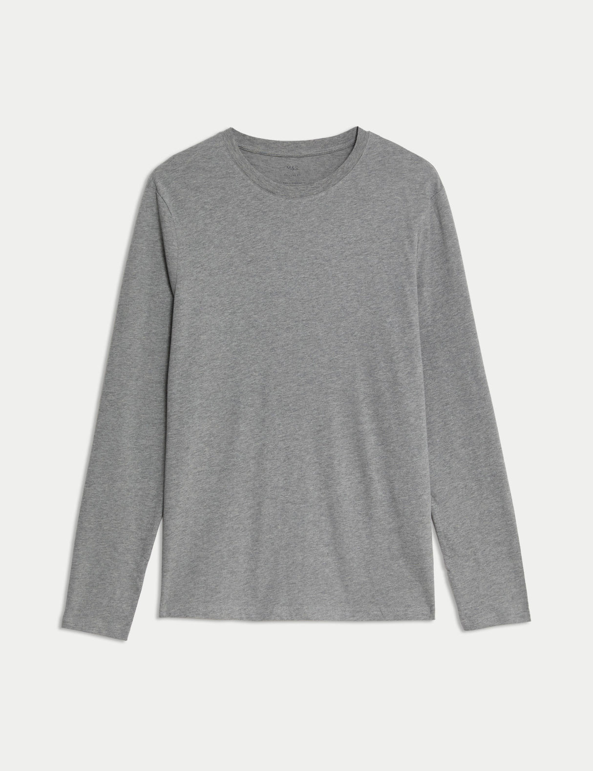 Camiseta lisa manga larga