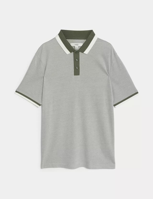 Polo soft manga corta