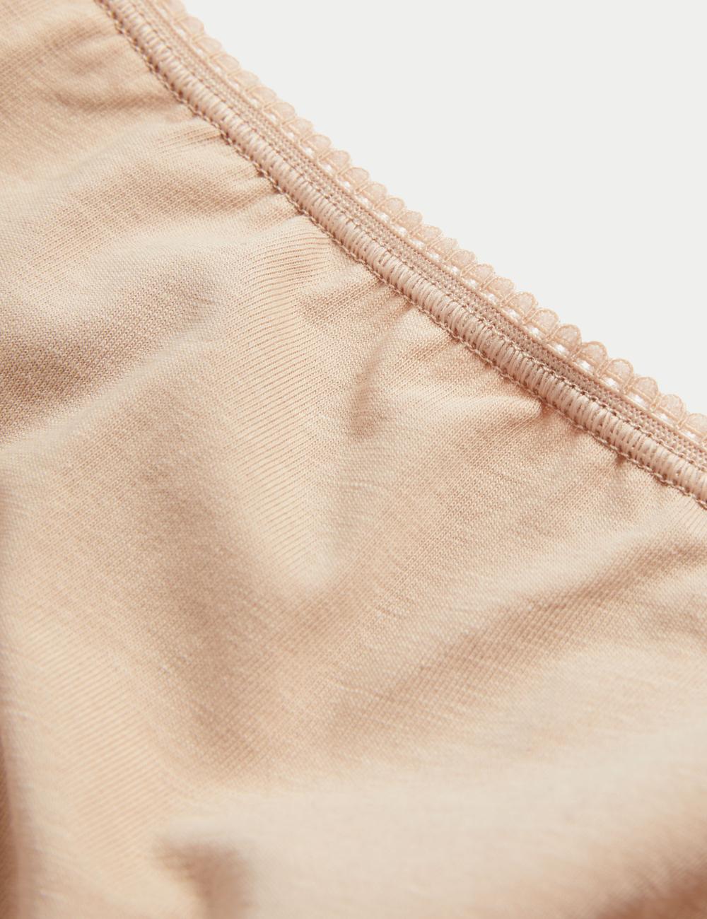 Pack x5 bragas altas lisas