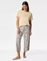 Pijama de largo pescador con manga corta