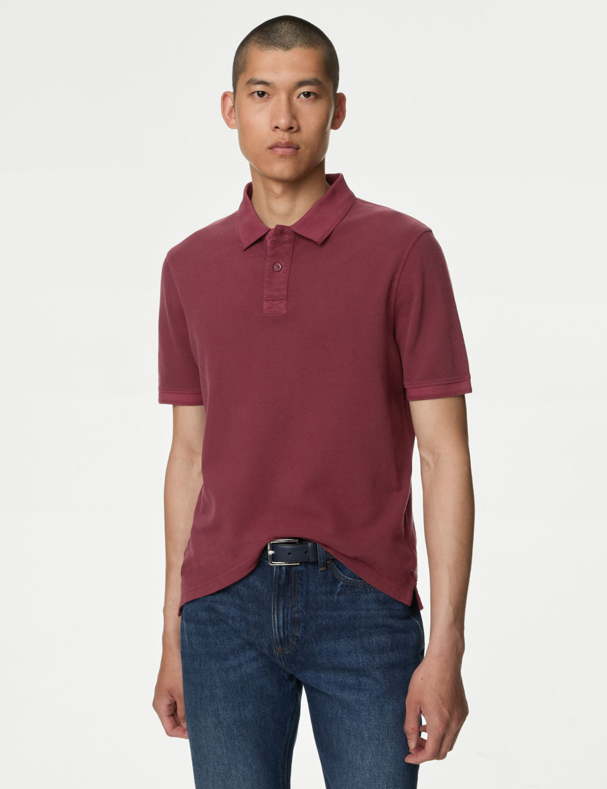 Polo Dye manga corta