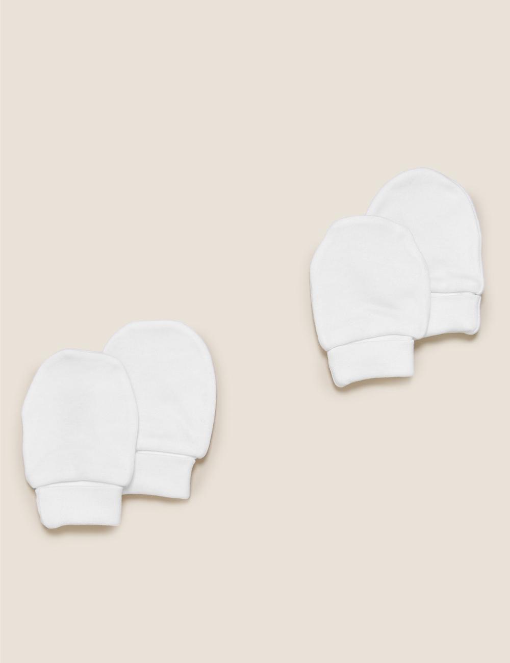 Pack de 2 manoplas blancas