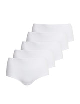 Pack x5 bragas altas lisas