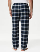 Pack de 2 pantalones largos de franela a cuadros