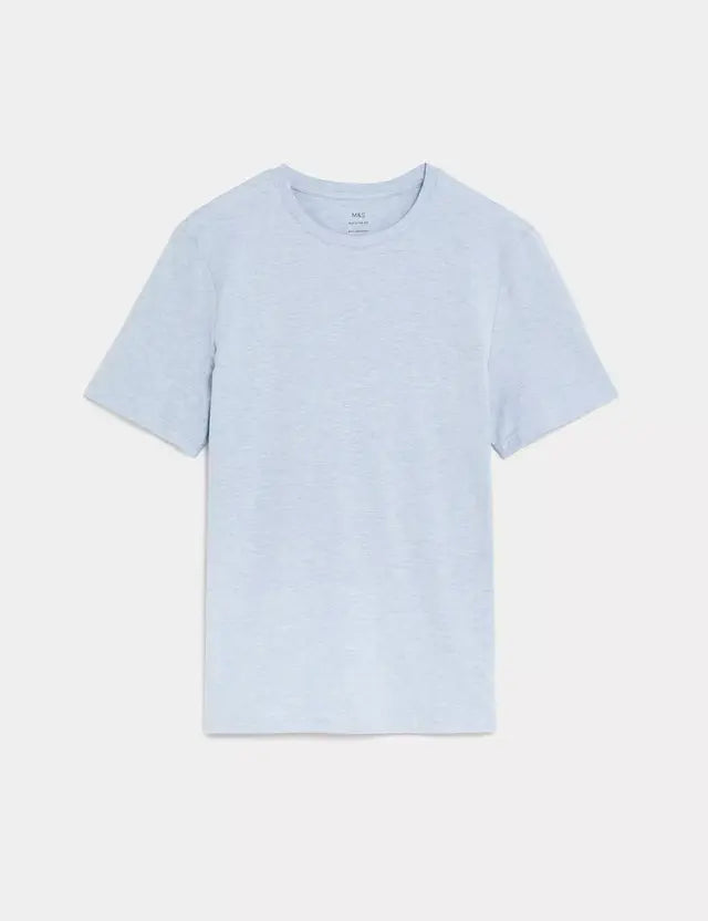 Camiseta lisa manga corta