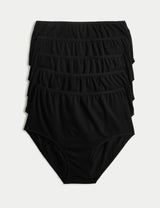 Pack x5 bragas altas lisas