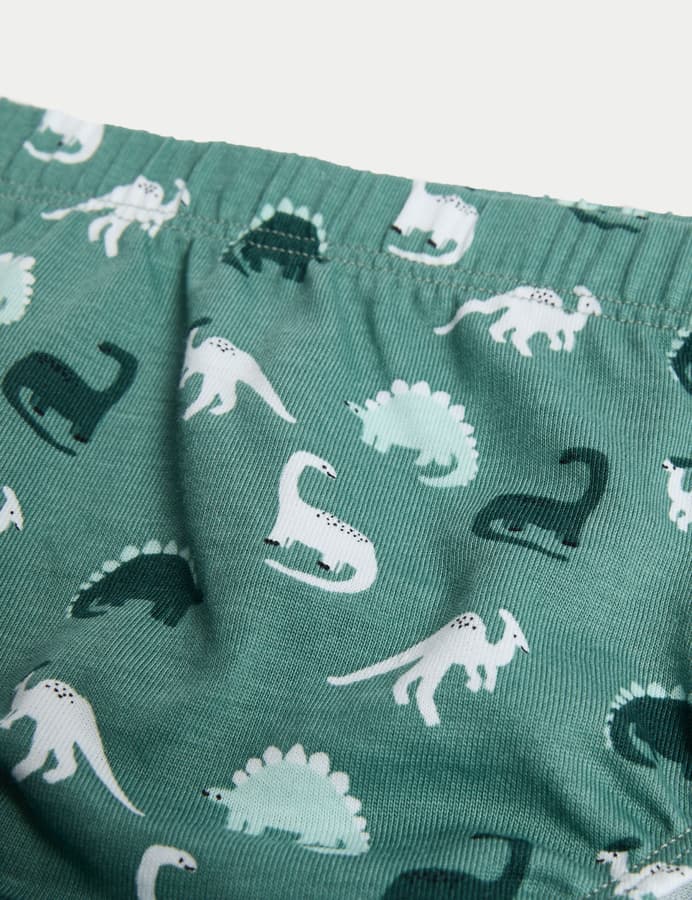 Pack de 7 briefs con diseño Dinosaurios