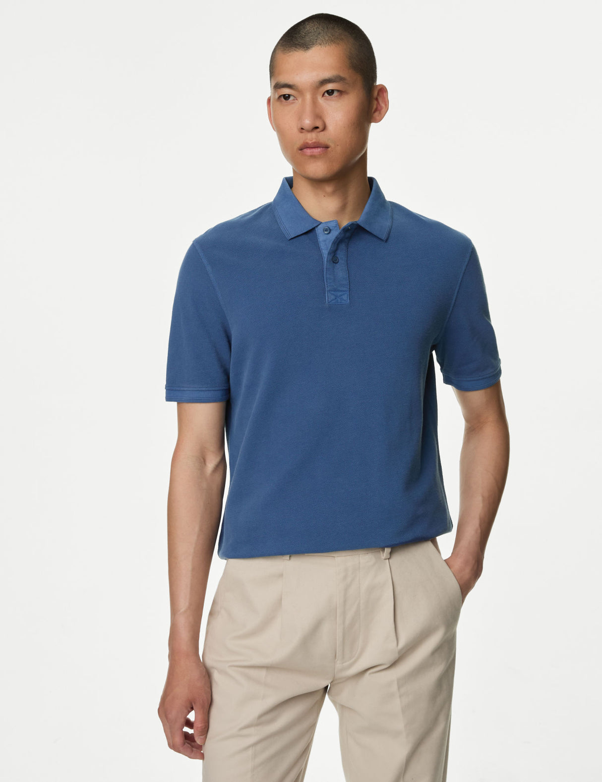 Polo Dye manga corta