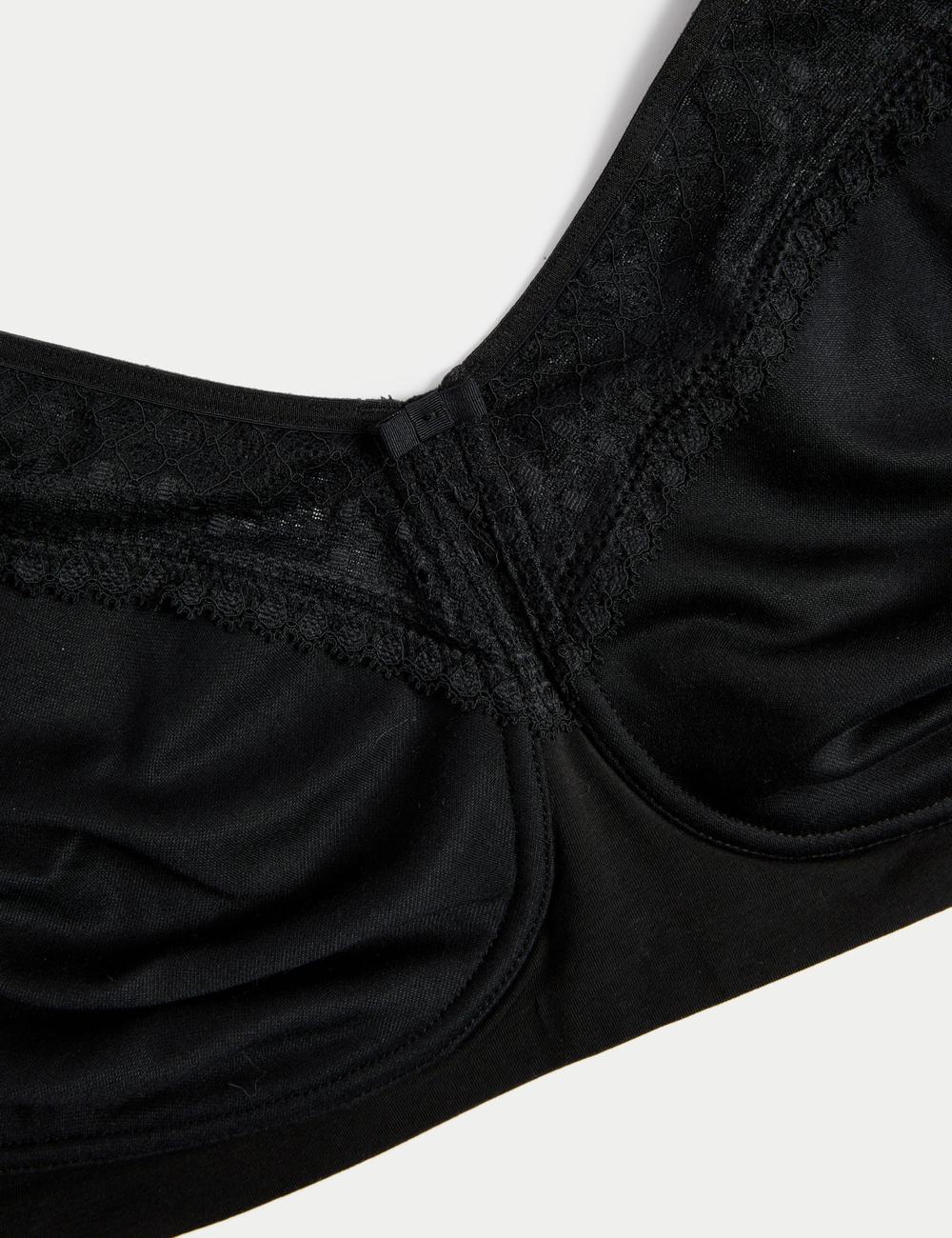 Sujetador sin aro de algodón sujeción total