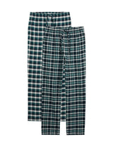 Pack de 2 pantalones largos de tela a cuadros
