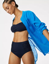 Vestido de playa camisero