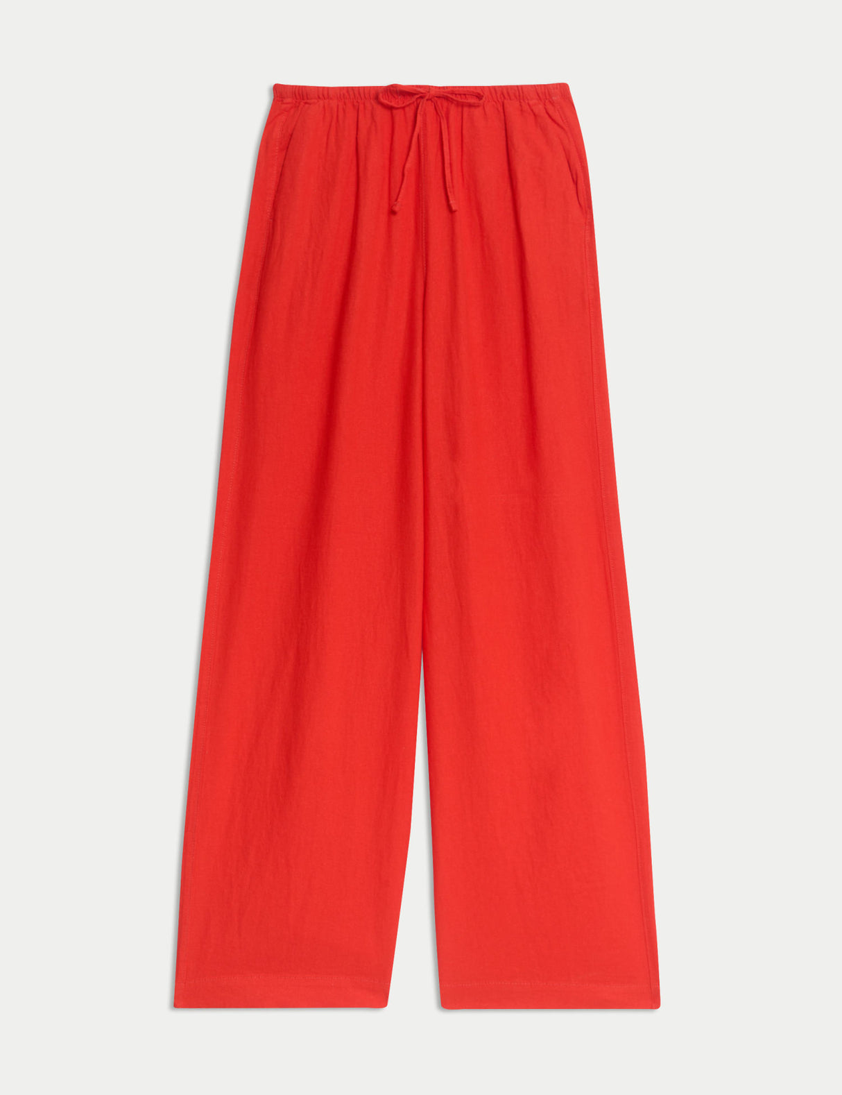 Pantalón de lino viscosa wide