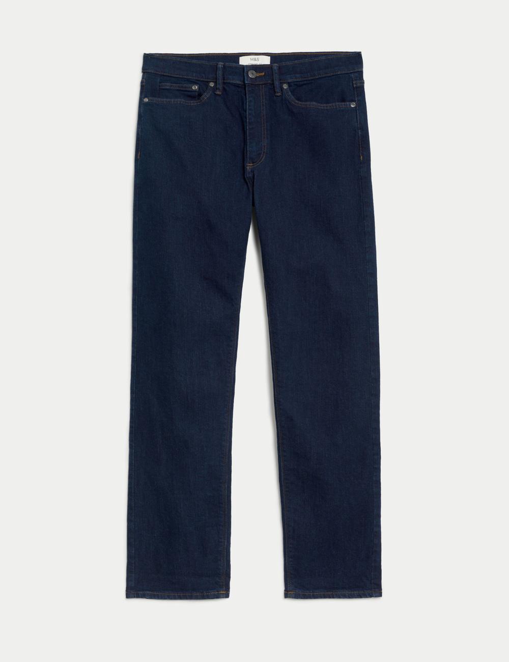 Pantalón elástico de corte recto