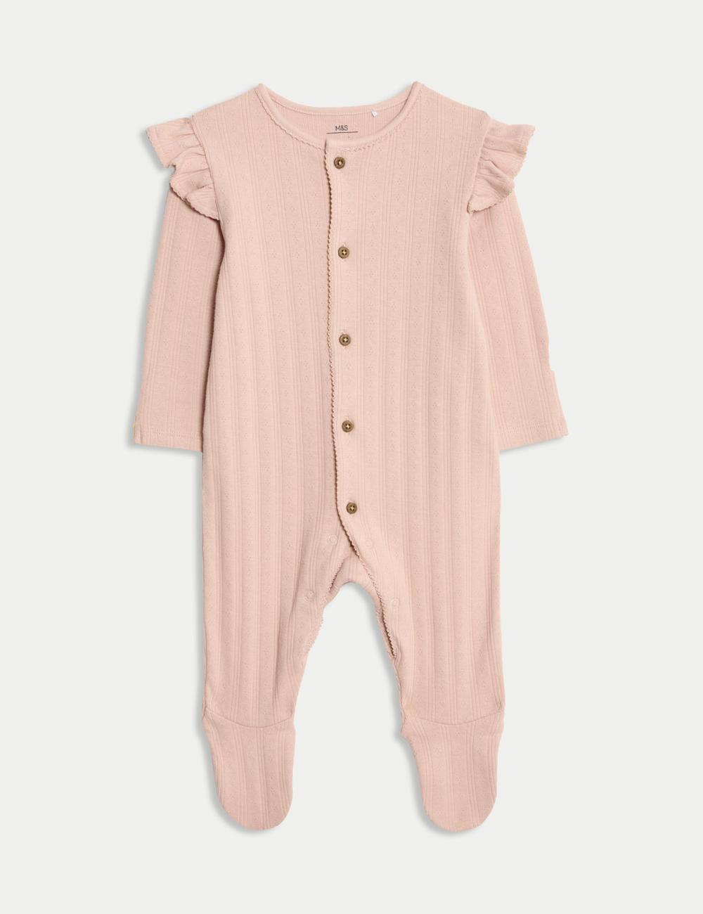 Set de 4 piezas recién nacido diseño floral