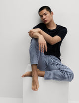 Pack de 2 pantalones largos de tela a cuadros