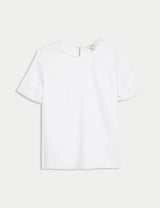Blusa básica de manga corta